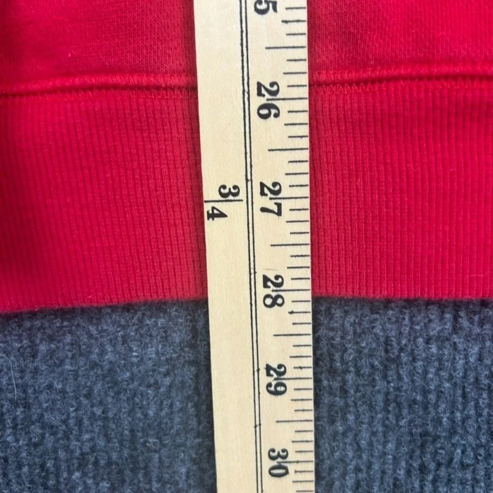 LEVI'S Vintage Indian Sweatshirt Indigenous Chief Red W/blk GraphicLong Sleeve